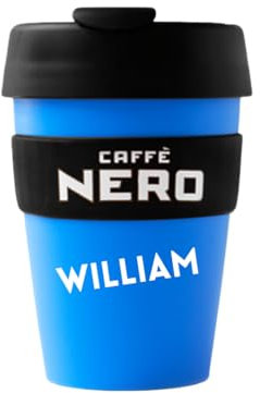 Personalised Cafe Nero Cup, 12oz Regular, Recycled Plastic