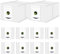 Fishoney 10 Stück Staubsauger Staubbeutel für Ecovacs Deebot T30 OmniT30 Pro Omni, 3L Großes Fassungsvermögen, Aantibakterieller Staubsauger Staubbeutel, Ersatzteile für Ecovacs