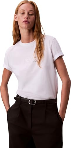 Calvin Klein Women’s Short Sleeve Round Neck Classic T-Shirt