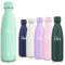 Motswedi Botella Agua Acero Inoxidable, 500 ml Sin BPA, Botella Termica, Mantener 12H Caliente/24 Frío, Cantimplora, Prueba de Fugas, Botella Agua para Deporte, Oficina, Yoga, Ciclismo, Azul Verde
