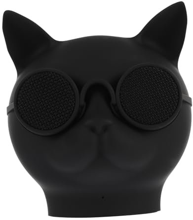 DIYEAH Haut Parleur Forme de Chat Enceinte Portable Mini Haut Parleur pour Maison et Appareils Connectés