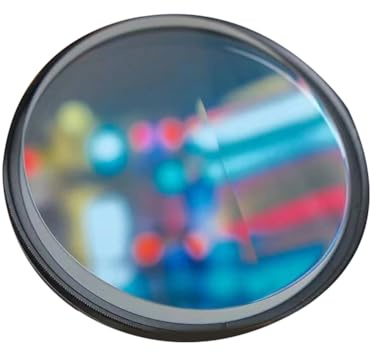 Exogio 77 mm Prisma Spezialeffektfilter, Glasprismenlinse, Super-Speed-Effekte, Ghost Motion Blur, UV-Filter für Fotografie, SLR Video Fotografie Kameraobjektiv-Zubehör