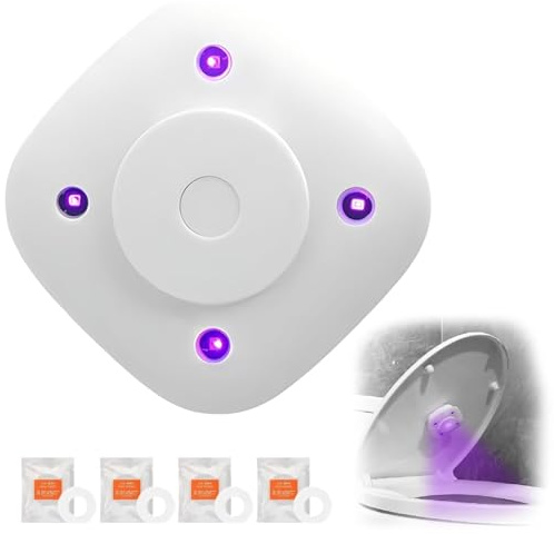 Yagerod 2026 Neues UV Toiletten Set, Toilet Night Light with UV Disinfection and Motion Sensor, Aromatherapy - UV Lamp, Safe Toilet Cleaner for Washrooms(1PCS)