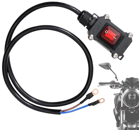 GjnjfdF Interruptor de Batería para Coche,12V/24V Impermeable Bloqueador De Corriente,Desconexionador Rápido Impermeable para Batería de Moto - Protección contra Cortocircuitos para Vehículos Pequeños