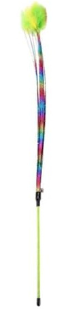 Milisten Jouet Interactif en Plastique pour Chat Plumage et Clochette 1 Pcs Couleur Aléatoire