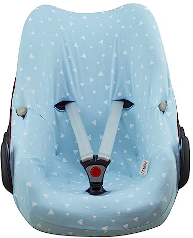 JYOKO Kids Baumwollbezug für Autositz kompatibel mit Pebble Maxi Cosi, Bebe Confort (Blue Sparkles)