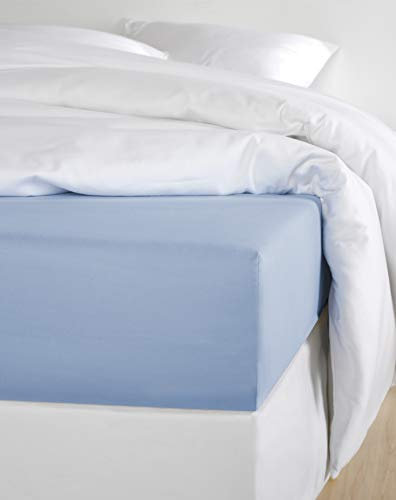 De Witte Lietaer Olivia Spannbettlaken, Baumwoll-Satin, 160 x 200 cm, Höhe 30 cm