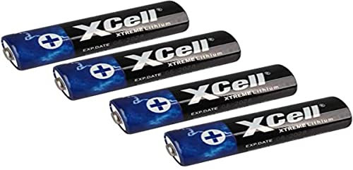 XCell Extreme Lithium FR6 Mignon AA Batterie (sehr langlebige Batterien, sehr leicht, Temperaturbereich -40°C bis +60°C) 145873