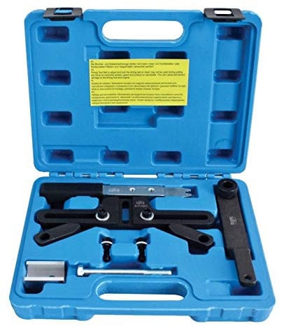 Satra Schwungrad Blockierwerkzeug Set Kurbelwelle-Riemenscheibe kompatibel mit BMW M47 M57 M67 N45 N46 W17