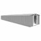 Tidyard Cobertizo de Jardín Cobertizos de Almacenamiento Caseta de Jardín Metálica Acero Galvanizado Gris 257x990x181 cm