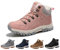 ARRIGO BELLO Donna Stivali da Neve Invernali Scarpe Allineato Pelliccia Caloroso Caviglia Piatto Stivaletti Sportive Boots Escursionismo 36-41 (S Rosa, taglia 41)