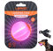 LaRoo Ball für Hunde, Hundespielzeug Ball Silikon Leuchtendes LED Hundeball mit USB Wiederaufladbarem Glühen in der Dunkelheit Hund Ball Zähne Reiniger Training Kugel für Hunde Spielen (Rosa)