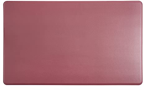 Anti-fatigue Mat – Non Slip Padded PVC Foam Mat Reduces Back Hip Leg & Feet Pain and Pressure while Standing – Ideal for the Kitchen Floor, Desks, Offices, Garage