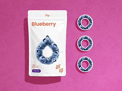 Pods Air Up - Mirtillo - Comprende 3 Pod - Idratante - Air Up - Acqua aromatizzata - Vegano - Biologico (Mirtillo)