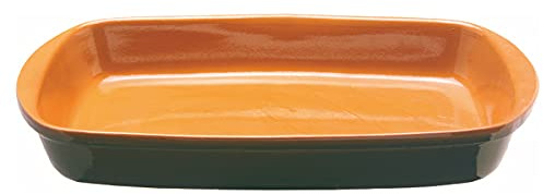 Colì Teglia Rettangolare Brunella 32 cm in Terracotta per Lasagne