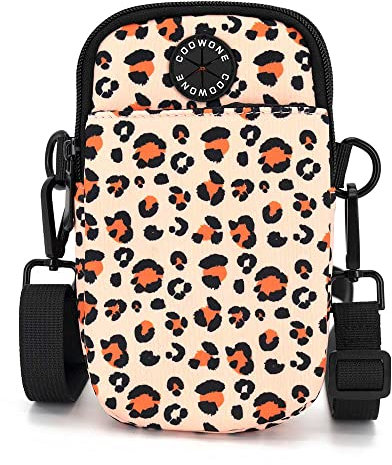 COOWONE Gassi Tasche Hund, Leckerli-Tasche für Hund Gassi gehen, Hund Tasche mit Poop Bag Dispenser, Crossbody Bag für Handy, Hunde-Leckerlis, Spielzeug, perfekt für Spaziergänge, Training, Laufen