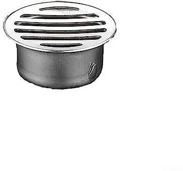 Drenaje de suelo redondo de acero inoxidable para baño, desagüe de suelo de gran diámetro, 63 mm