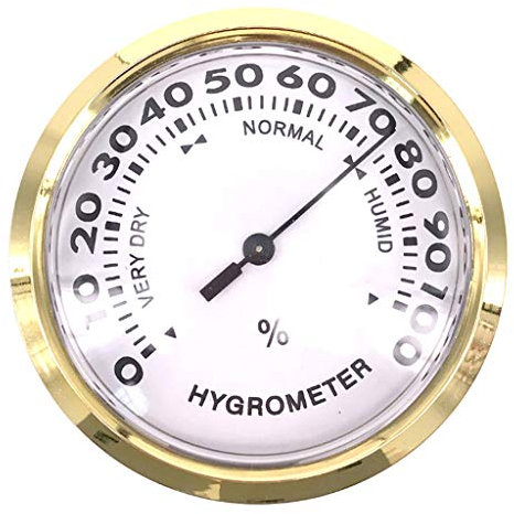 Luzhengyang 85-75mm Hohe Präzision Analog Hygrometer Zigarre Box Zubehör