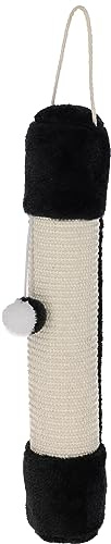 Kerbl Pet Sisalsäule Soft, Ø 10cm, Länge 54 cm,weiß/schwarz
