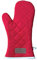 Samuel Lamont Oven Gauntlet Glove - Premium Heat-Resistant Canvas Oven Gloves for Baking and Cooking | Red | One Size