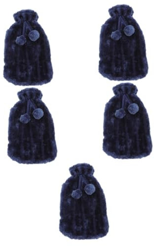 minkissy 5St Warmwasserbeutel health Handwärmer stitch wärmeflasche Füße wärmer Wärmbeutel für tragbares Heizkissen Wärmflasche Heißwasserbeutel Mädchen Thermosflasche Winterartikel Flaum