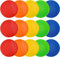 9 Inch Poly Vinyl Spot Markers, Non Slip Rubber Floor Markers Flat Field Cones Poly Dots for Football, Basketball, Dance Practice, Agility Training and Drills (5 Colors,15 Pack)