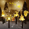 GAROMIA LED Gartenstecker Weihnachten Acryl Weihnachtsbeleuchtung Außenbeleuchtung Weihnachten Weihnachten Winter Advent Außen Deko für Garten Terrasse