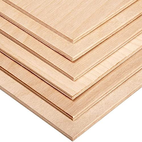 AtHaus Multiplex 3mm | Sperrholz | Multiplexplatten | Holz Platten | Birkensperrholz | Zuschnitte zur Auswahl: 50x40 cm