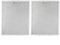 Dunstabzugshaubenfilter, Metall-Fettfilter, Aluminiumgeflecht, Abluftfilter, Dunstabzugshaube, Fettfilter