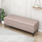 Polsterbank aus Kunstleder, mit Stauraum, für Schlafzimmer und Wohnzimmer, Bettbank für Eingangsbereich, unterstützt bis zu 150 kg, 80 x 40 x 43 cm, stilvolles und funktionales Möbelstück