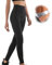 HENESE Gewichtsverlust Hose Sauna Neopren Frauen Thermal Leggings Hot Thermal Sauna Schweiß Shaper für Fitness (Schwarz, XL) (XL)