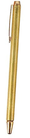 Gatuida 1 Pc Règle Xunlong baguettes de sourcier au trésor canne de chasse au trésor tige feng shui gld detecteur détecteur baguettes de sourcier à eau deviner l tiges cuivre Golden