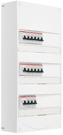 ABB Tableau 3 rangées pré-équipé 2 ID 40A type A + 1 ID 63A + 13 disjoncteurs