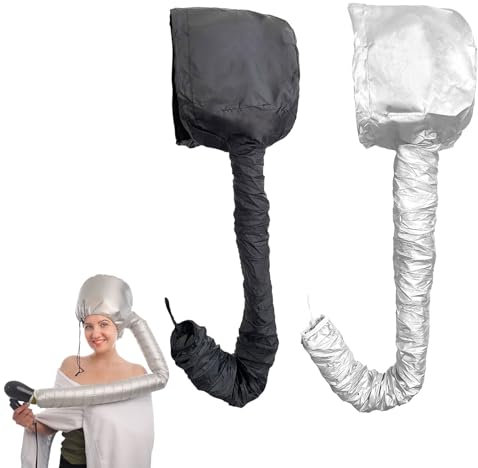 2 Stück Attachment Für Haartrockner,Trockenhauben Für Haare,Diffuser Cap Für Locken,Haube Föhnhaube,Föhnhaube Locken,Haartrockneraufsatz,Thermokappe Für Tiefenpflege Trockenes Styling Lockiges Haar