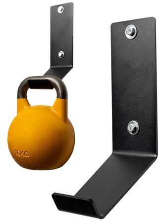 Kettlebell Rack Wandhalterung, Heavy Duty Steel Kettlebell Aufbewahrung, Gym Wandhalterung Gewicht Rack, Verstellbarer Kettlebell Organizer, Compact Home Gym Rack, Einfache Installation, Für Gym