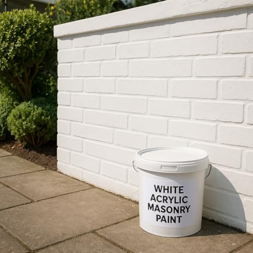 Be-Creative White Smooth Masonry Paint 20L – Exterior Acrylic Wall Coating | Long-Lasting Matt Finish | UVA & Fade Resistant | Anti-Mould, Weatherproof & Self-Cleaning **UK MAINLAND ONLY**