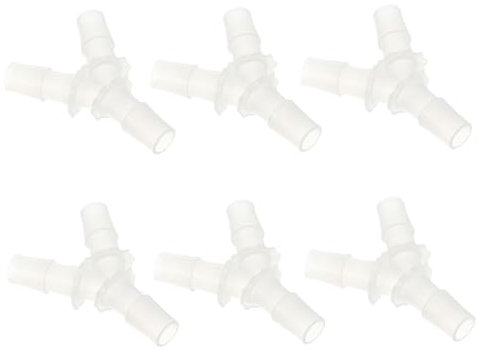 Zerodeko 6stücke Y-förmige Kunststoff Schlauchverbinder Verbindungsadapter Wasserschlauchverschraubung Rohr Teile Für Gartenbewässerung Labor Lebensmittelindustrie