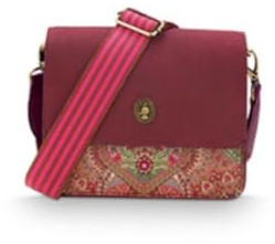Pip Studio Fenna Cross Body Bag Small Jabali Red 19x6x16cm