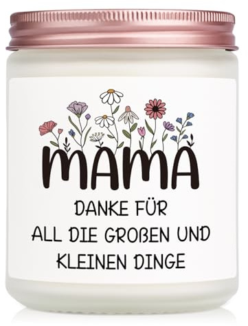 Greatabox Geschenke für Mama, 9OZ Kerze, Geburtstagsgeschenk für Mama | Dankeschön Mutter Geschenk zum Geburtstag, Weihnachten, Muttertag
