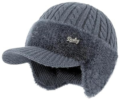 SWZEC Festberg PolarHeat I Die All-in-One-Wintermütze Für Komfort Und Wärme(Grau)