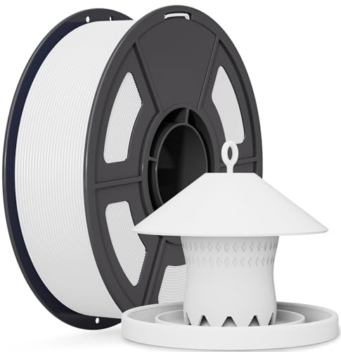IEMAI ASA Filament 1.75mm 1Kg, 3D Drucker Filament ASA Weiß, UV-beständig, Hitzebeständig, Maßgenauigkeit+/-0,02mm
