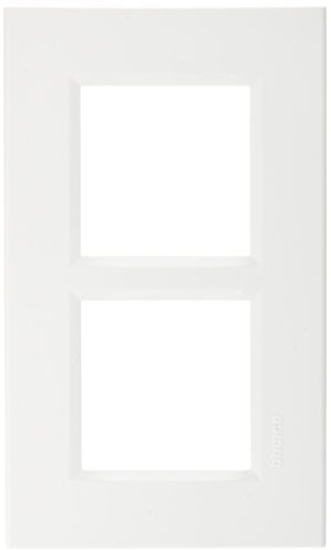 bticino 448148322 placa doble vertical
