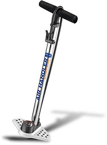Biketube Brand Air Handler Standpumpe | Industriemessgerät | Kraton Grip | Presta und Schrader | Hochdruck-Bodenluftpumpe für Fahrrad | Fahrradzubehör