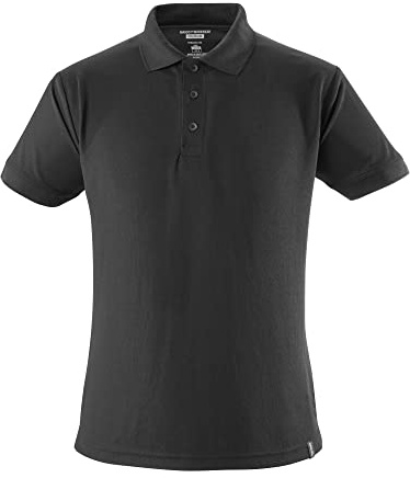 Mascot 17083-941-09 Grenoble Crossover Moisture Wicking Cool Dry Modern Fit Polo Shirt, Size M, Black