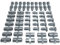 40x raccordo maschio + 20x connettore femmina per Tubo di Freno Ø 4,75 mm Svasatura DIN F M10 x 1 Kit per collegamento dei Tubi Freni conforme DIN/ISO 1651