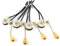 Garosa Interruptor De Tracción 4pcs Cadena De Tracción Universal Reemplazo Lámparas De Iluminación Interruptores Para Ventiladores De Techo Lámparas De Pared 250V 125V