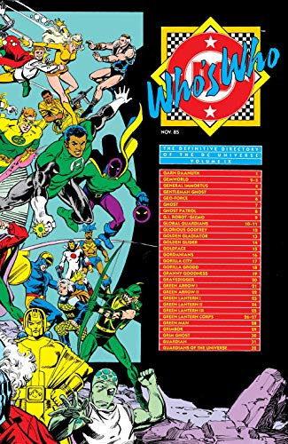 Who's Who: The Definitive Directory of the DC Universe (1985-1987) #9 (English Edition)