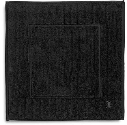 möve Superwuschel Badteppich 60 x 60 cm aus 100% Baumwolle, black