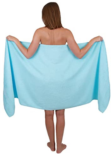 Betz Asciugamano da Sauna Palermo 80x200 cm 100% Cotone Colore Turchese
