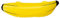 Oblique Unique® Banane aufblasbar Wasserspielzeug Badespielzeug für Pool Strand 64 cm Sommer Badespaß Fasching Karneval Motto Party Deko Gelb